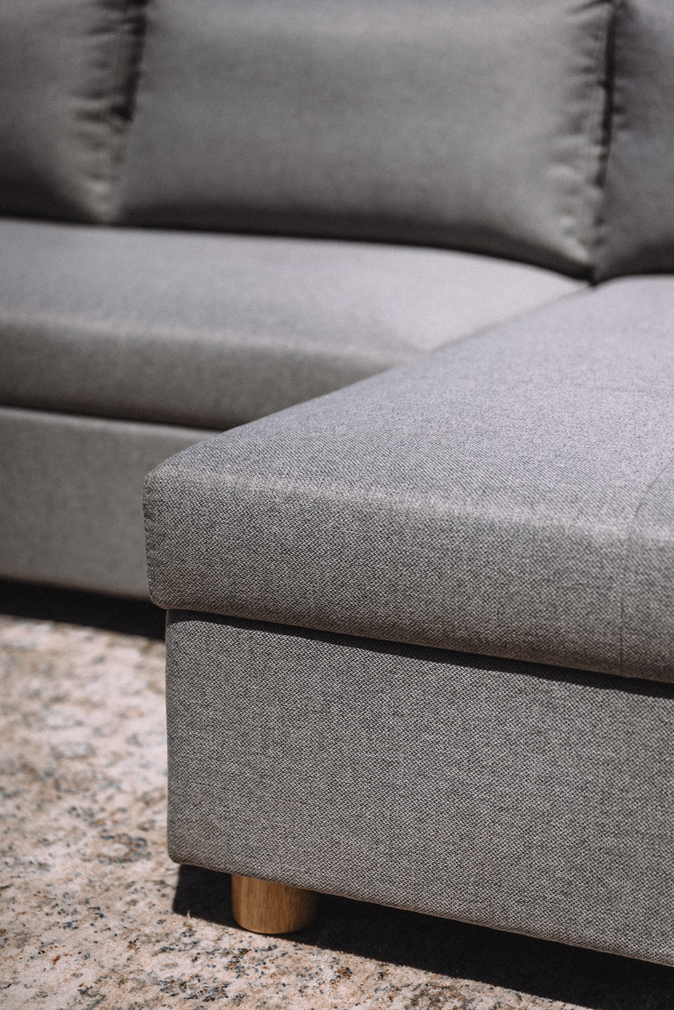 Article Nordby 104" Reversible Sleeper Sectional - Pep Gray