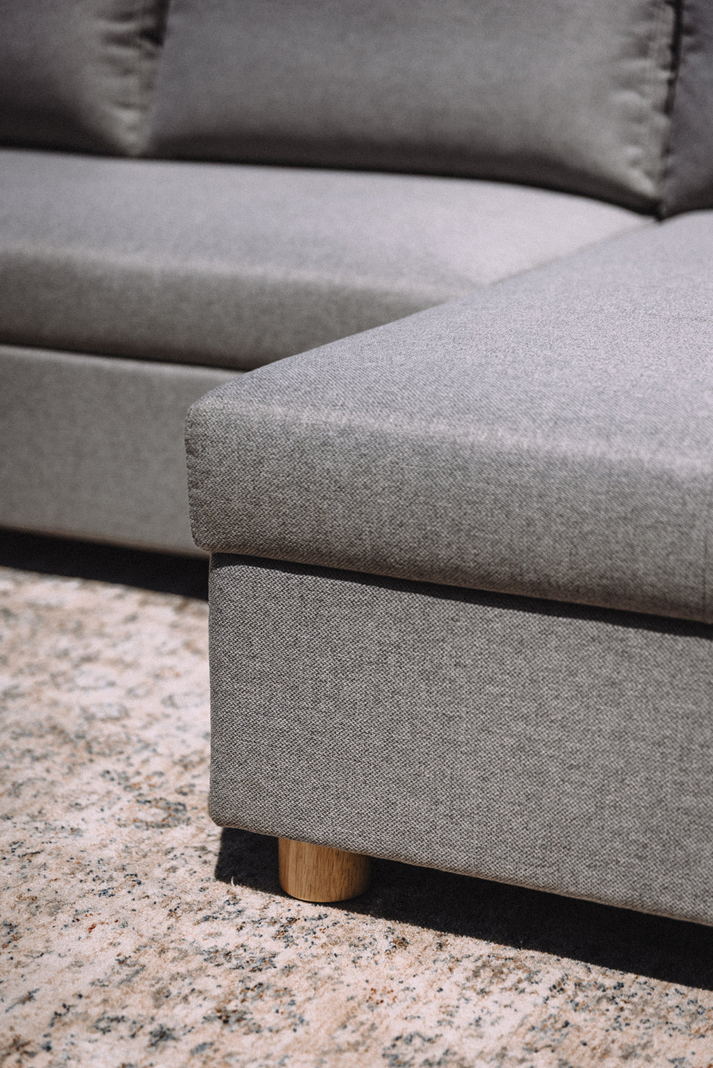 Article Nordby 104" Reversible Sleeper Sectional - Pep Gray