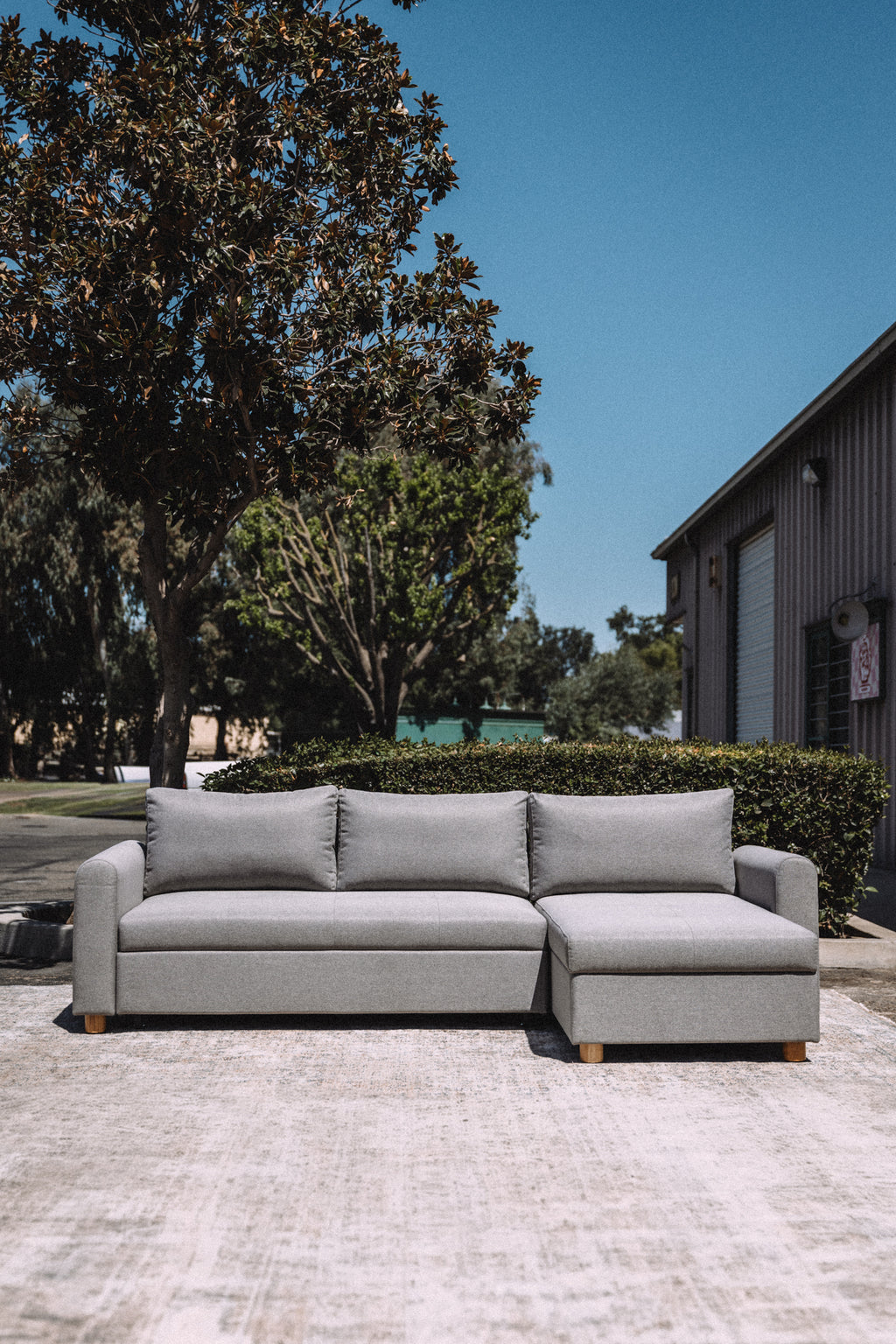 Article Nordby 104" Reversible Sleeper Sectional - Pep Gray