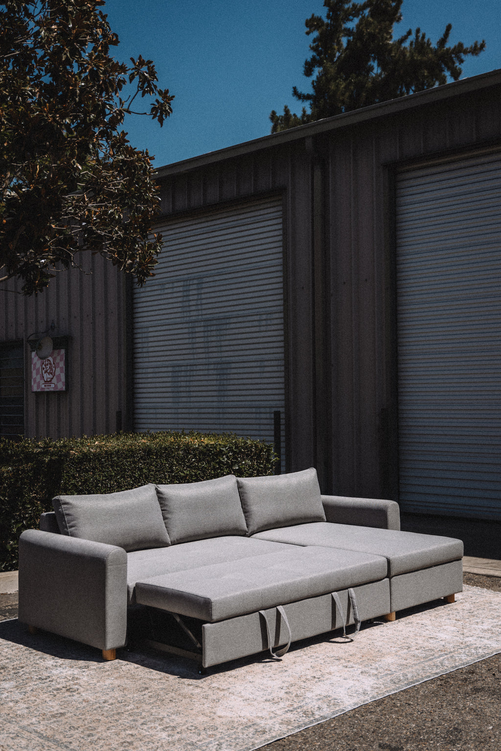 Article Nordby 104" Reversible Sleeper Sectional - Pep Gray
