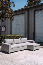 Article Nordby 104" Reversible Sleeper Sectional - Pep Gray