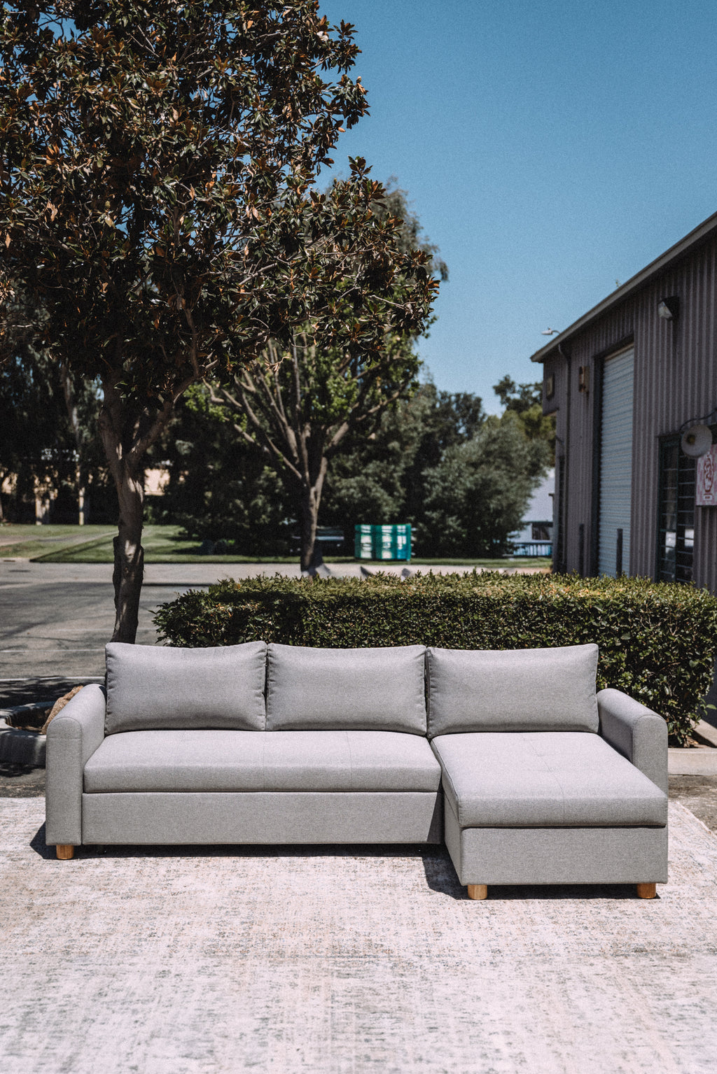 Article Nordby 104" Reversible Sleeper Sectional - Pep Gray
