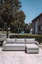 Article Nordby 104" Reversible Sleeper Sectional - Pep Gray