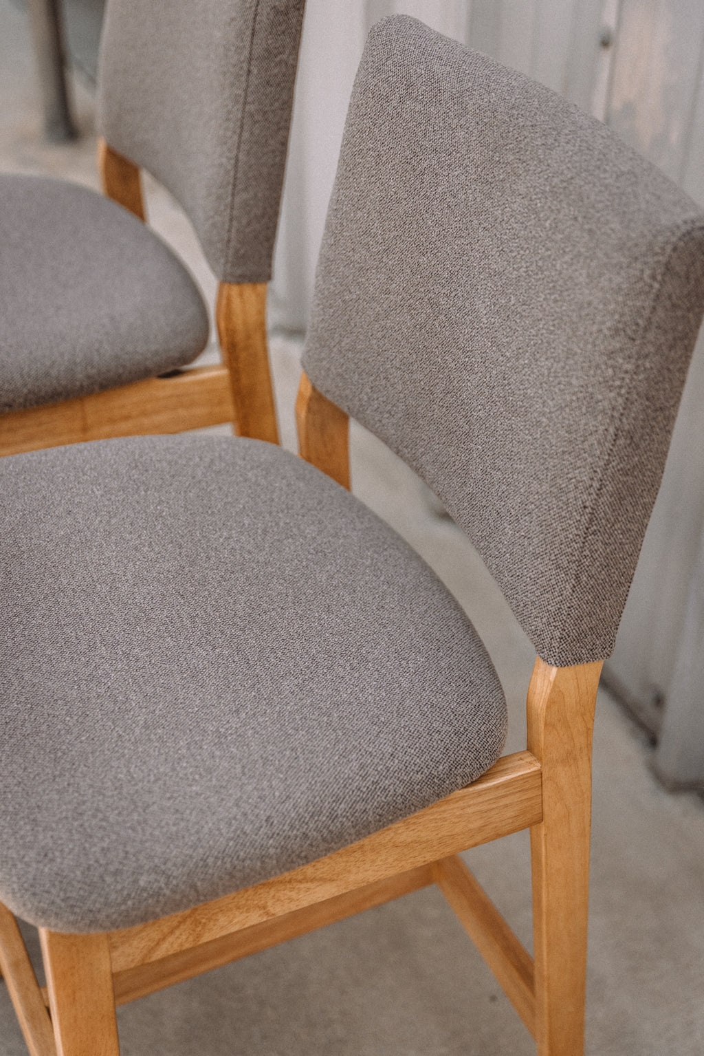 (Set of 2) Article Nosh Counter Stools - Oak and Ratine Brown