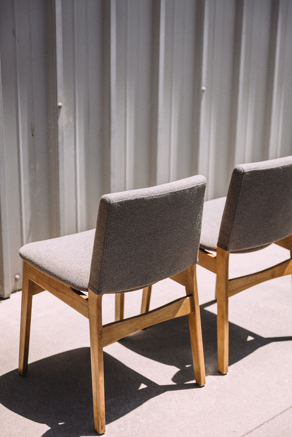 Article Nosh Dining Chairs - Oak and Ratine Brown (Set of 4)