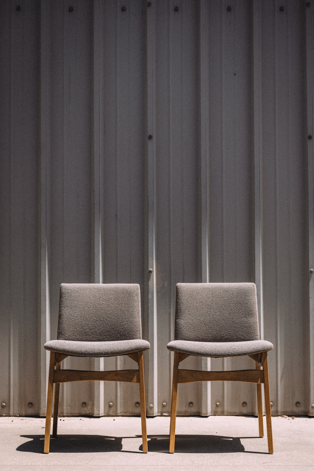 Article Nosh Dining Chairs - Oak and Ratine Brown (Set of 4)