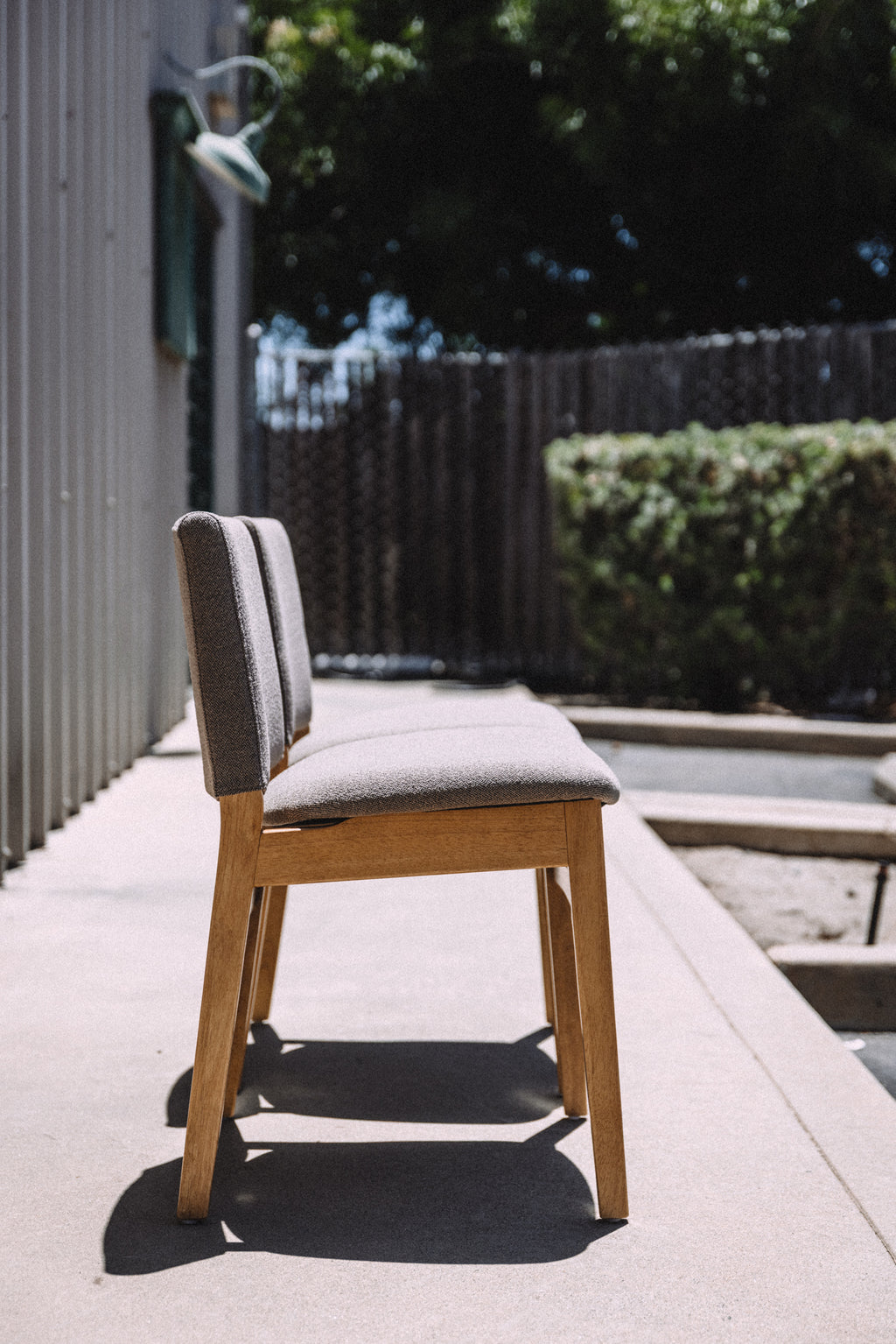 Article Nosh Dining Chairs - Oak and Ratine Brown (Set of 4)