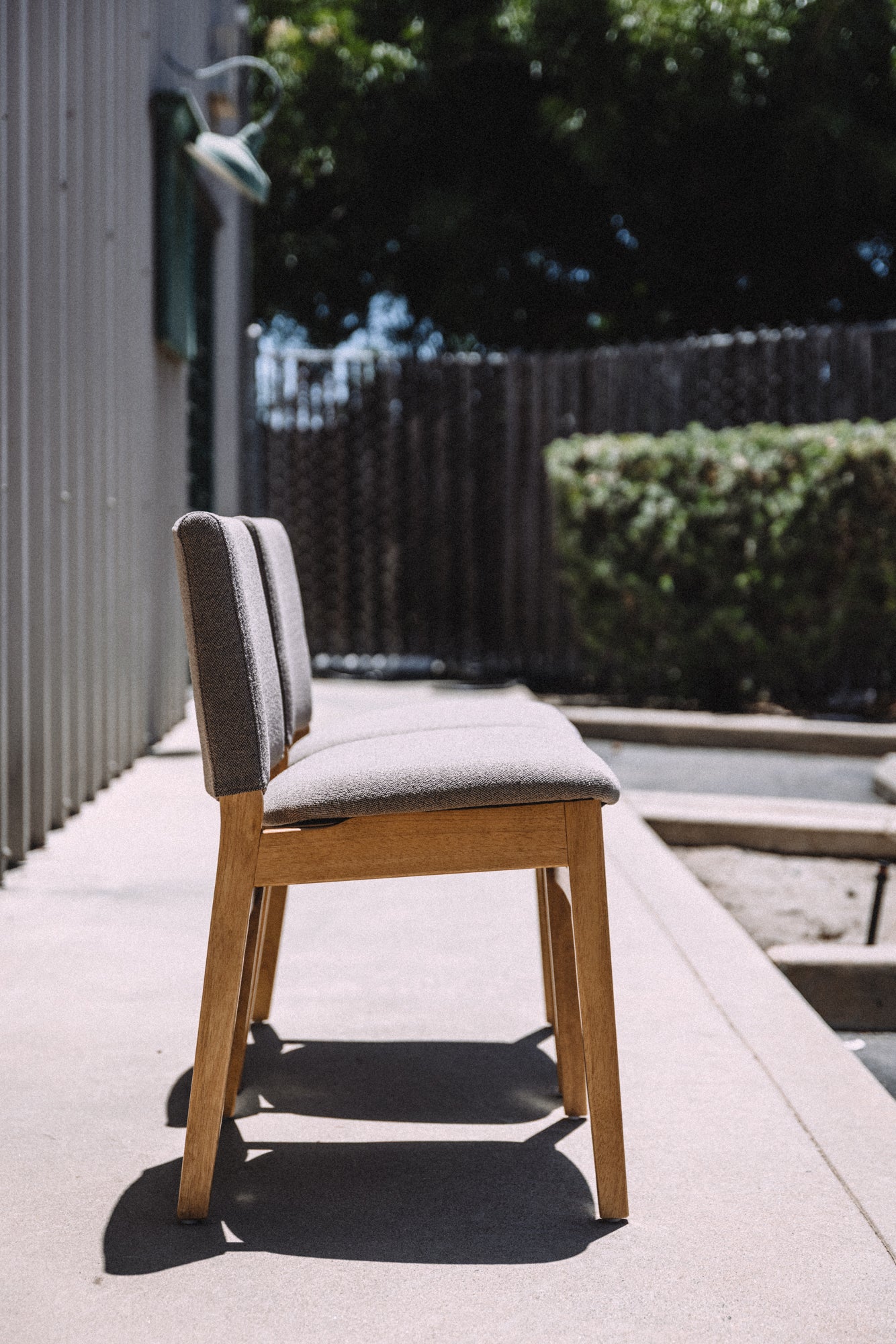 Article Nosh Dining Chairs - Oak and Ratine Brown (Set of 4)