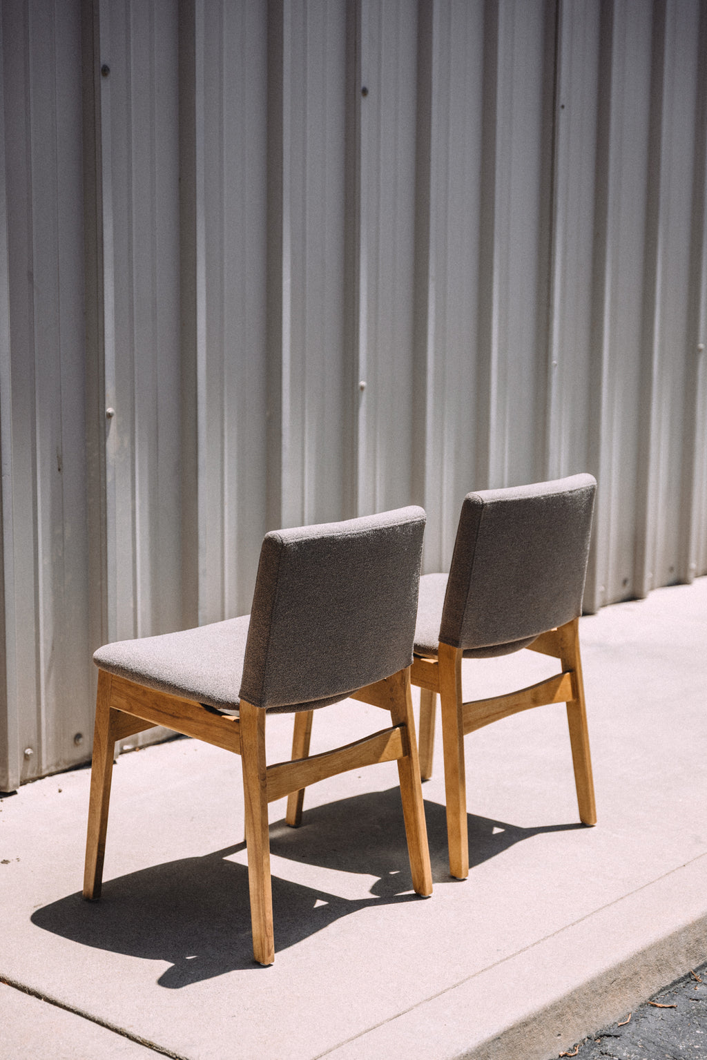 Article Nosh Dining Chairs - Oak and Ratine Brown (Set of 4)