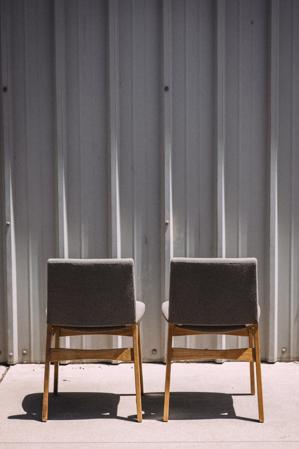 Article Nosh Dining Chairs - Oak and Ratine Brown (Set of 4)
