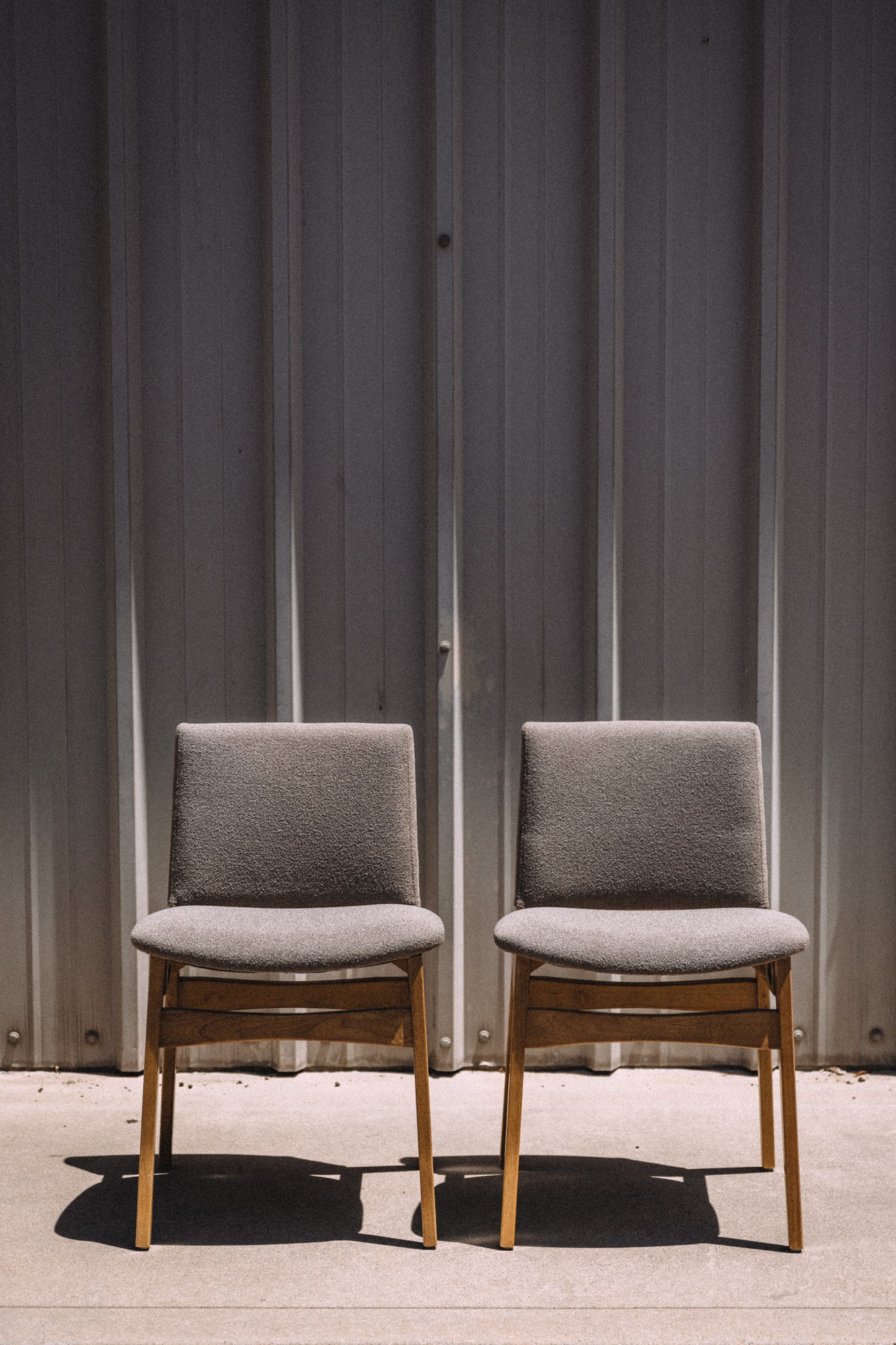 Article Nosh Dining Chairs - Oak and Ratine Brown (Set of 4)