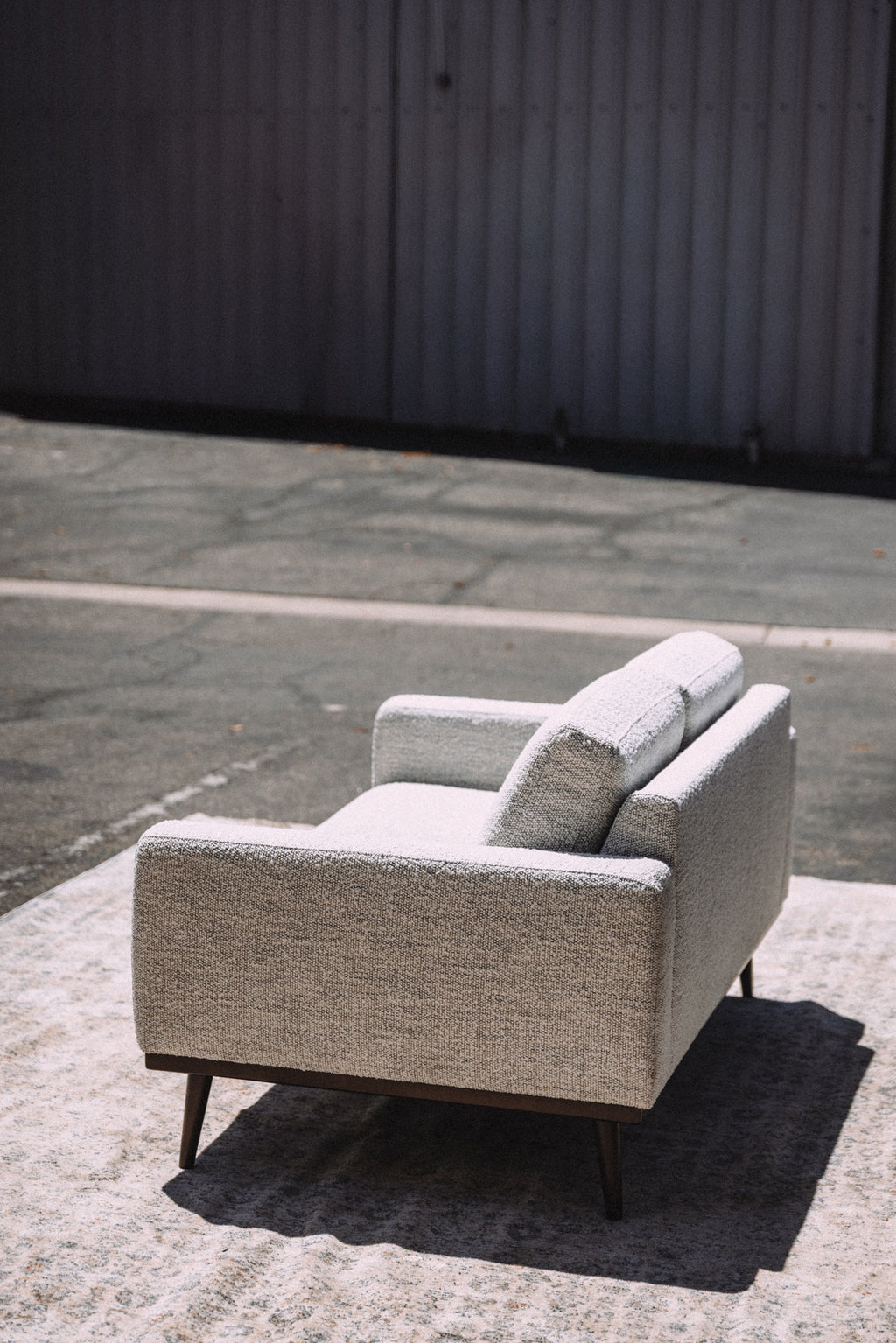 Article Rhett 63.5" Loveseat - Pepper Ivory