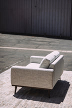 Article Rhett 63.5" Loveseat - Pepper Ivory