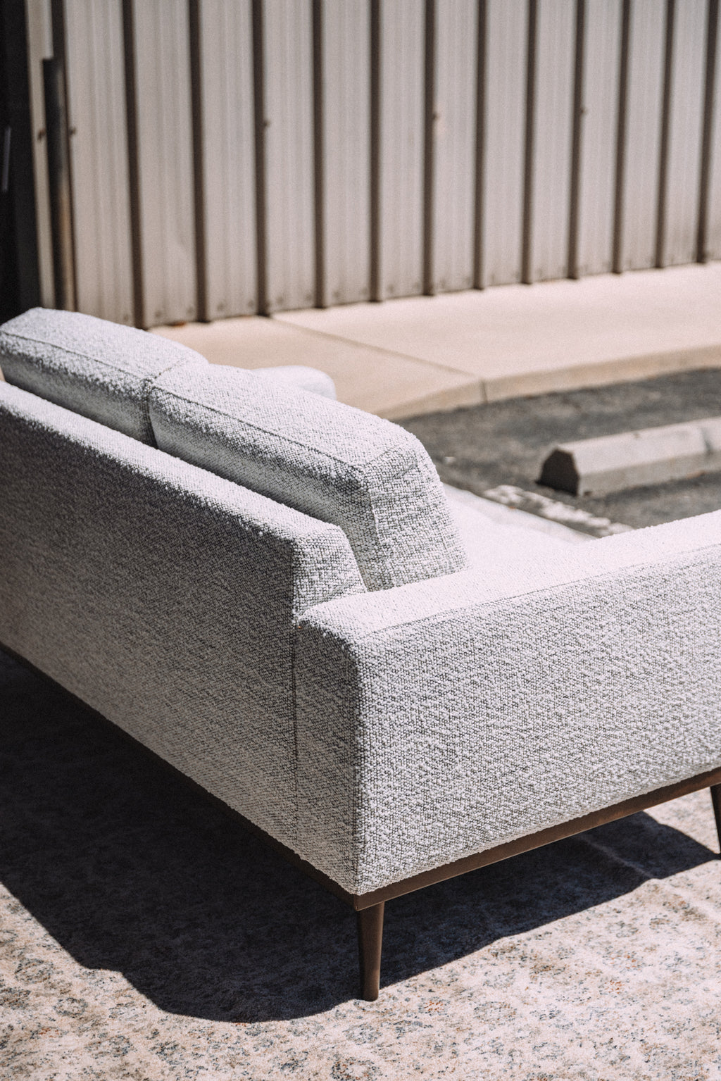 Article Rhett 63.5" Loveseat - Pepper Ivory