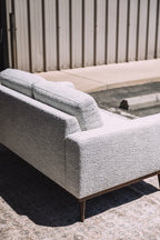 Article Rhett 63.5" Loveseat - Pepper Ivory