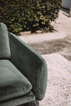 Article Sanders 37" Velvet Lounge Chair - Plush Pacific Green