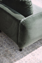 Article Sanders 37" Velvet Lounge Chair - Plush Pacific Green