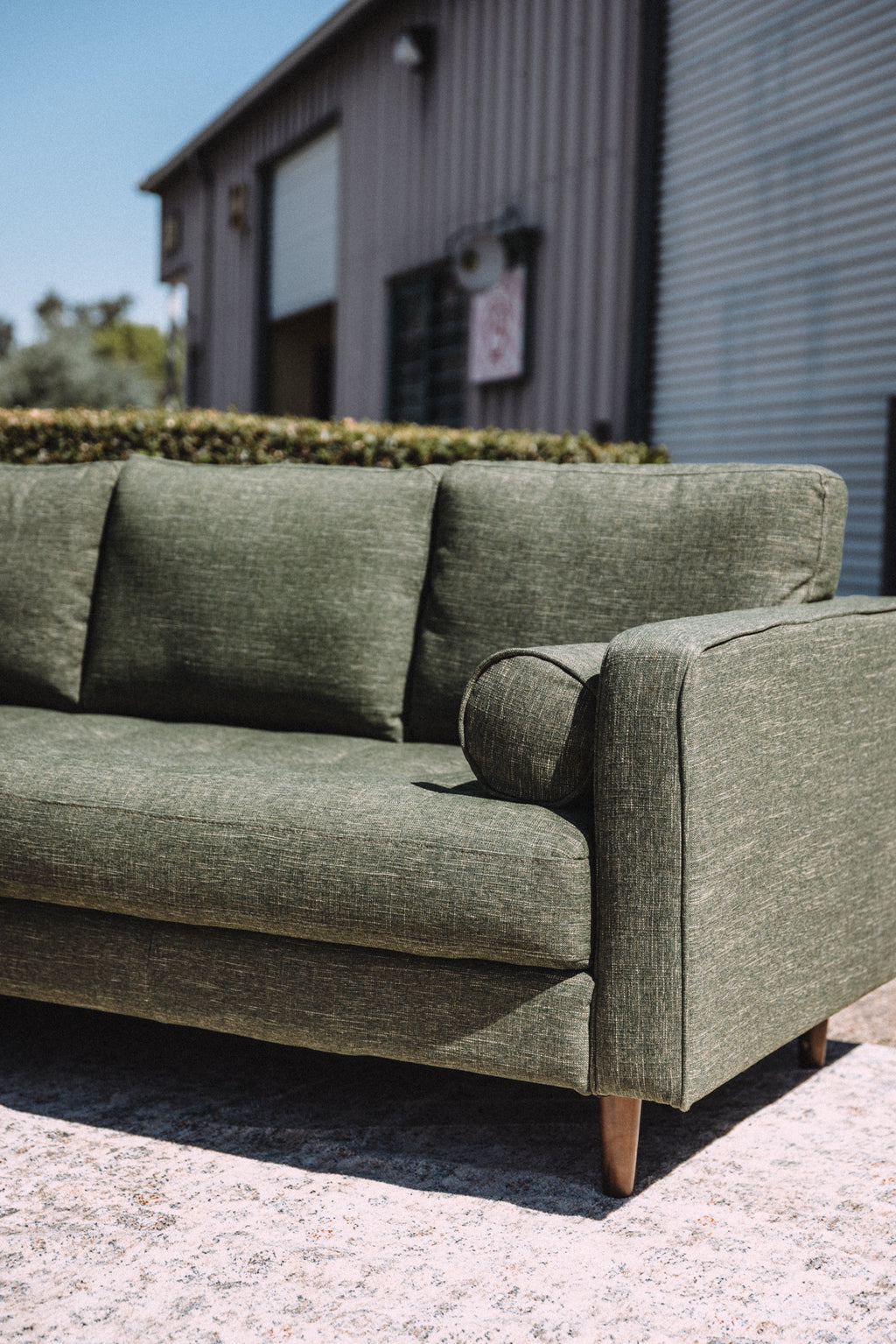 Article Sven 91" Tufted Corner Sectional - Fir Green
