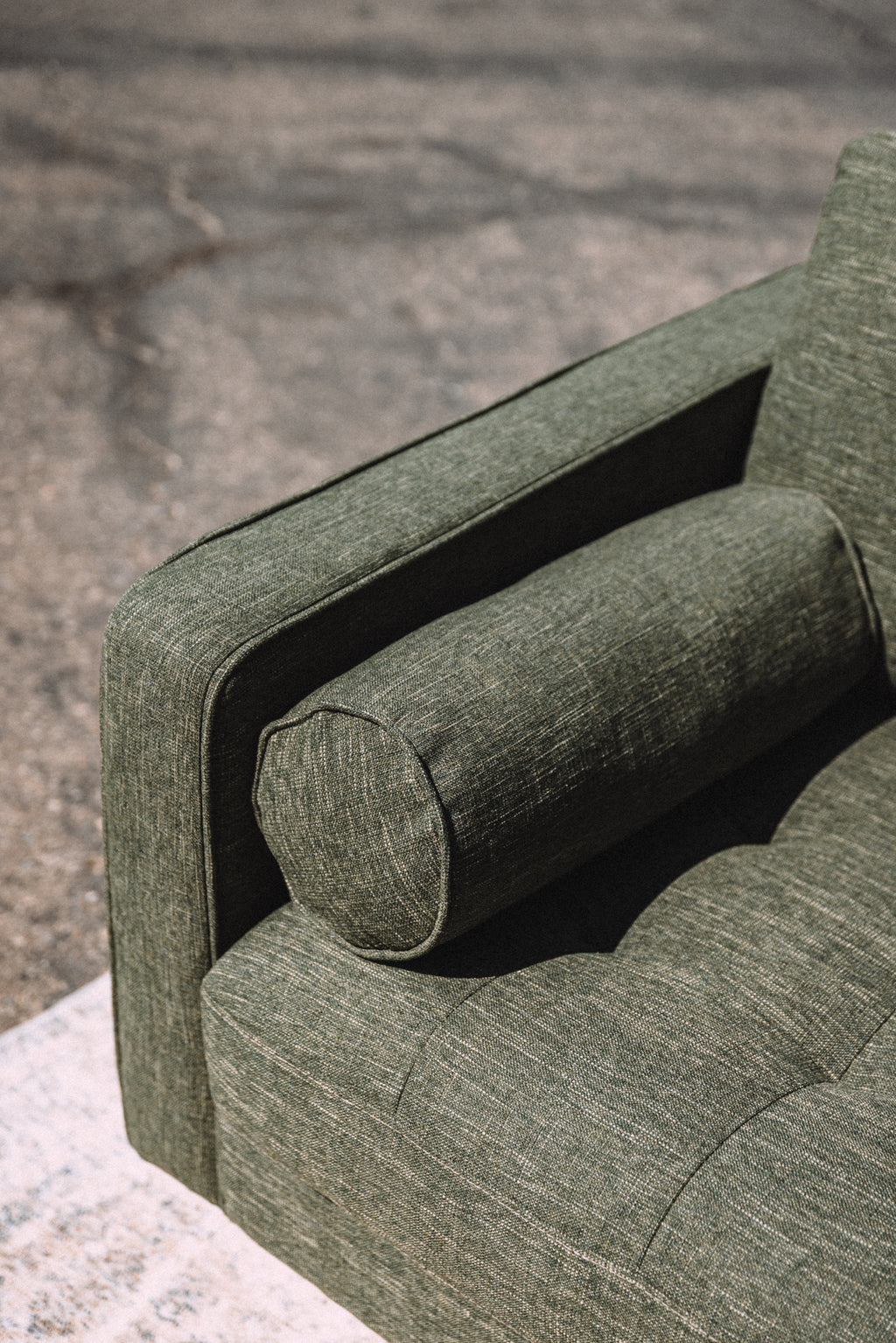 Article Sven 91" Tufted Corner Sectional - Fir Green