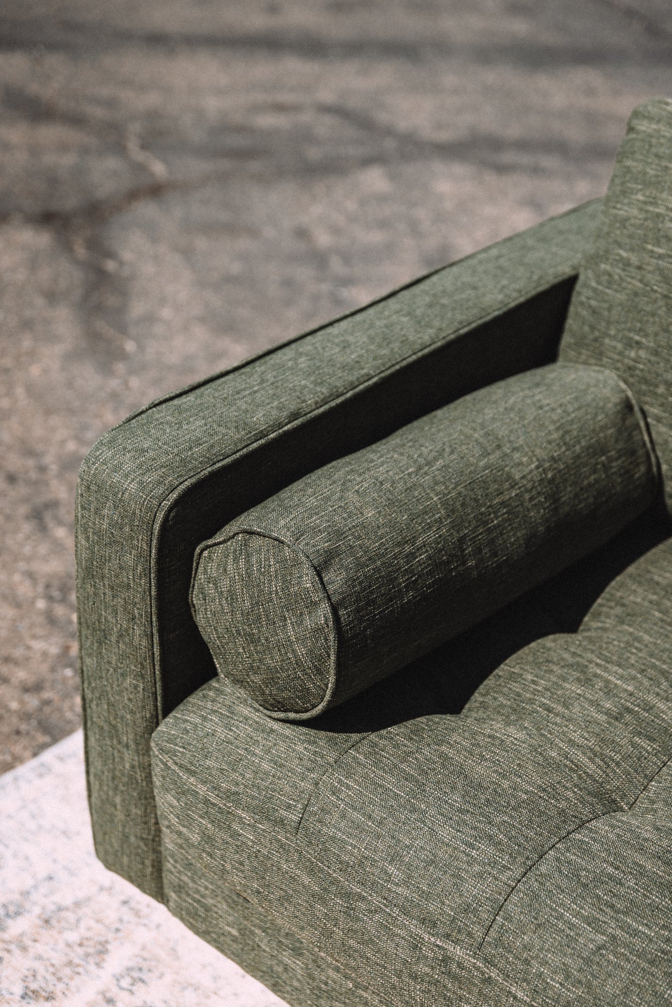 Article Sven 91" Tufted Corner Sectional - Fir Green
