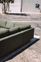 Article Sven 91" Tufted Corner Sectional - Fir Green