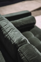 Article Sven 88" Tufted Velvet Sofa - Plush Pacific Green
