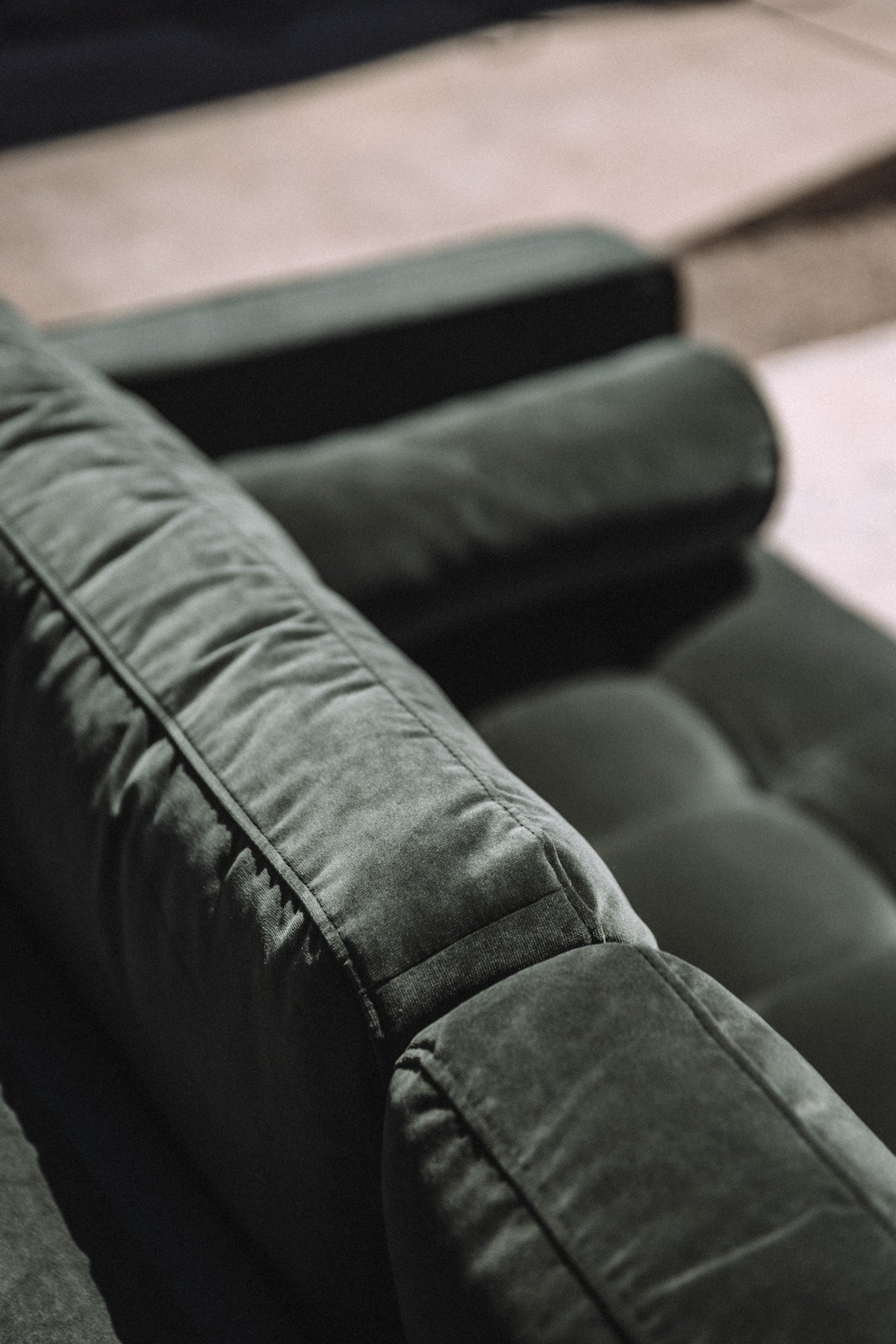 Article Sven 88" Tufted Velvet Sofa - Plush Pacific Green