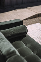 Article Sven 88" Tufted Velvet Sofa - Plush Pacific Green