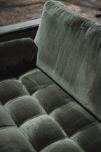 Article Sven 88" Tufted Velvet Sofa - Plush Pacific Green