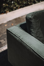 Article Sven 88" Tufted Velvet Sofa - Plush Pacific Green