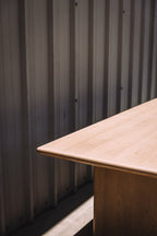 Article Torme 82.75" - 104.25" Extendable Dining Table - White Oak