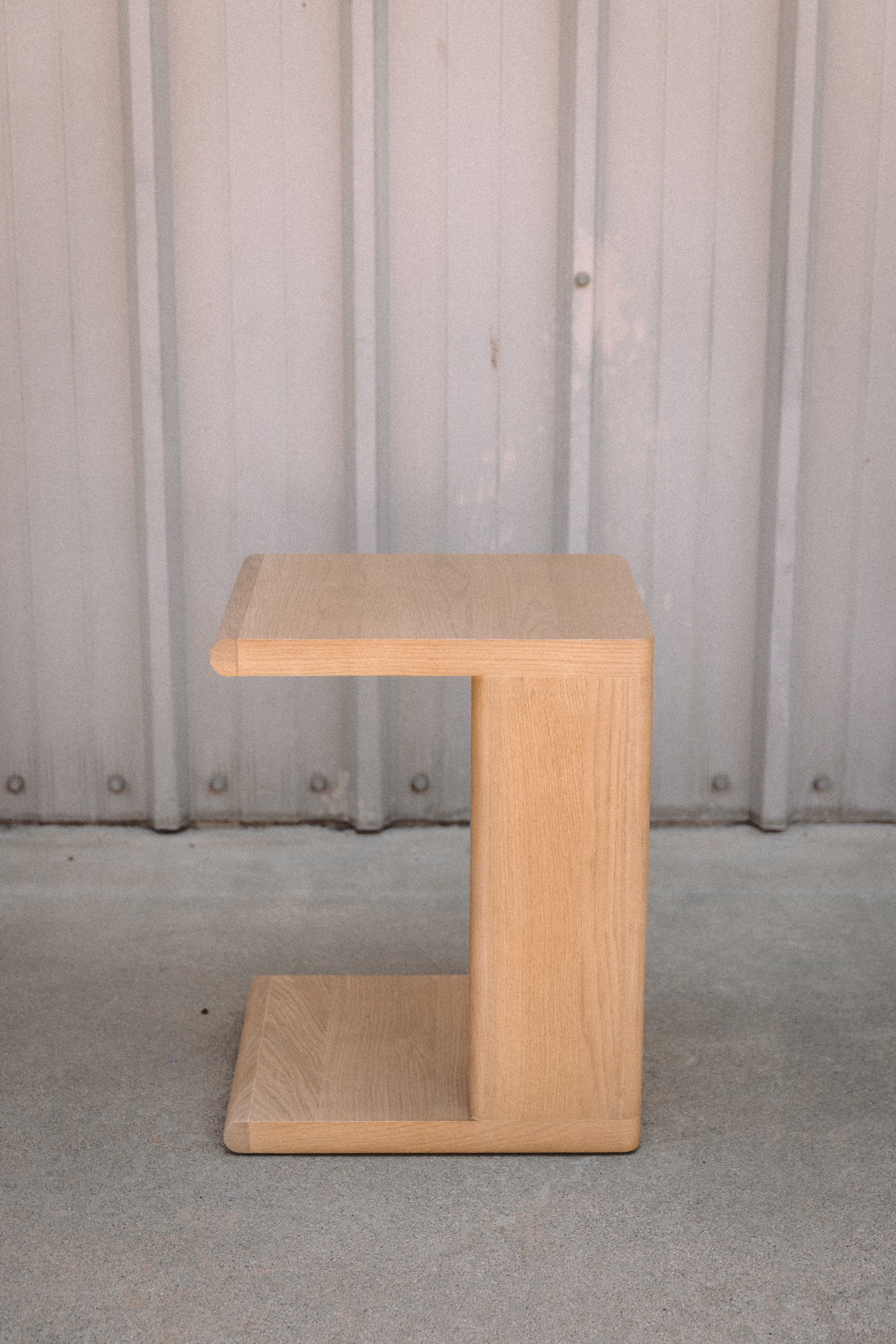 Article Torme C Side Table - White Oak