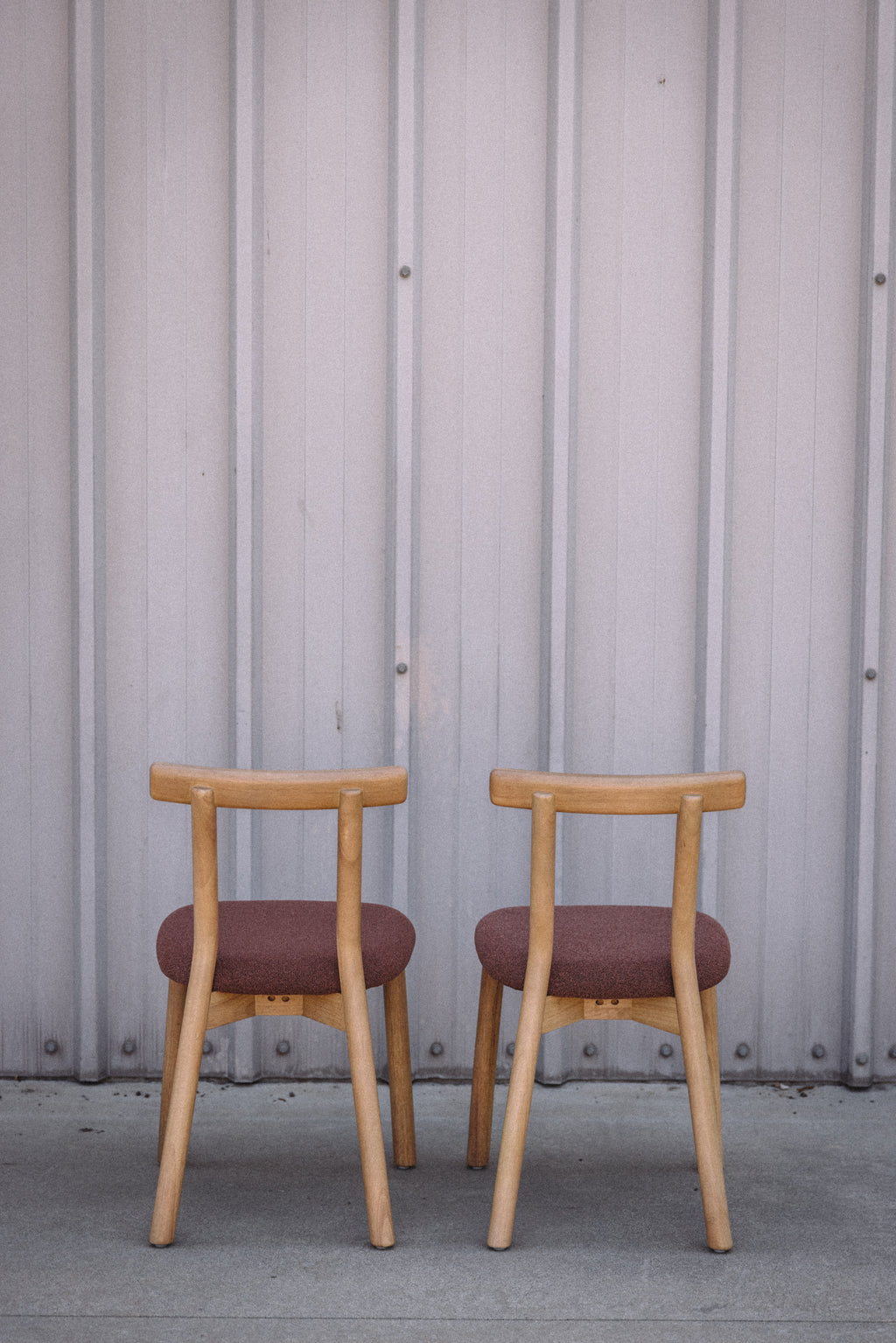 Article Ulka Dining Chair - White Oak and Ratine Oxide (Set of 2)