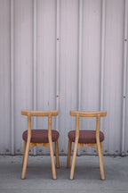 Article Ulka Dining Chair - White Oak and Ratine Oxide (Set of 2)