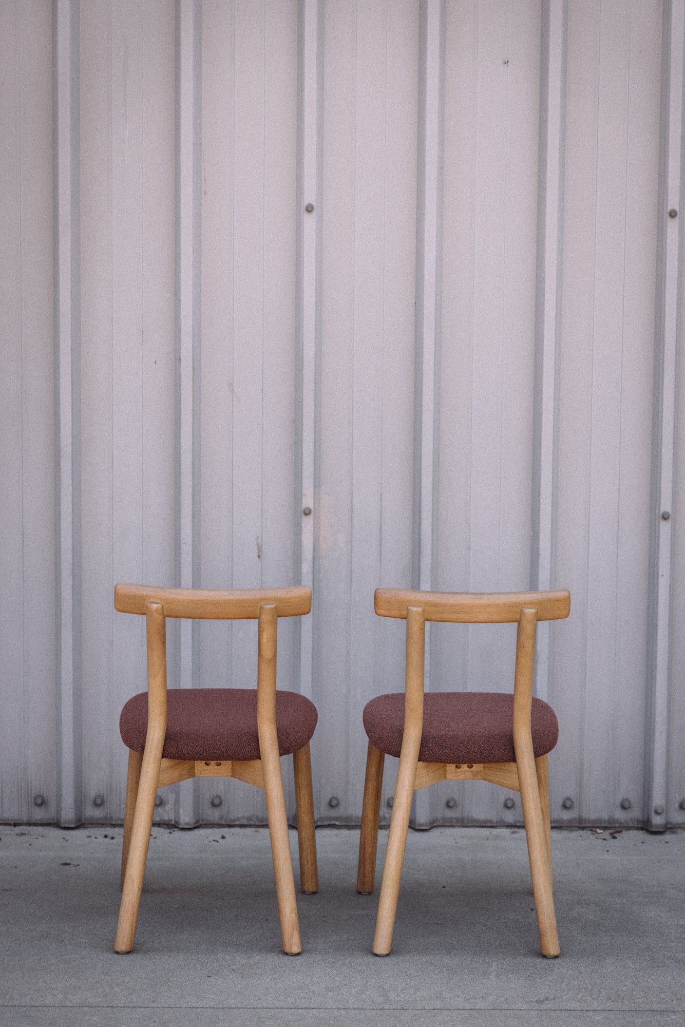Article Ulka Dining Chair - White Oak and Ratine Oxide (Set of 2)