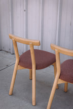 Article Ulka Dining Chair - White Oak and Ratine Oxide (Set of 2)