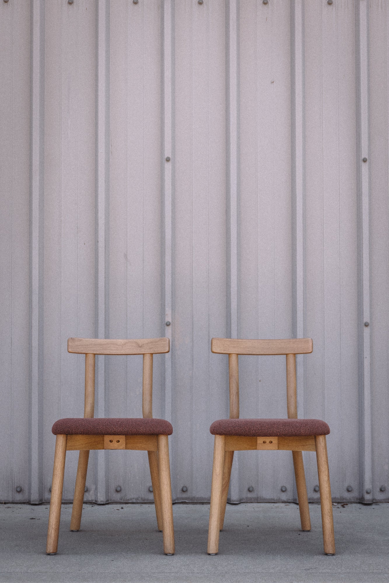 Article Ulka Dining Chair - White Oak and Ratine Oxide (Set of 2)
