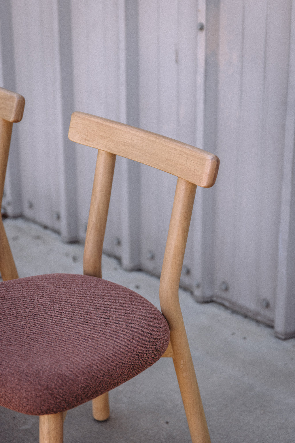 Article Ulka Dining Chair - White Oak and Ratine Oxide (Set of 2)