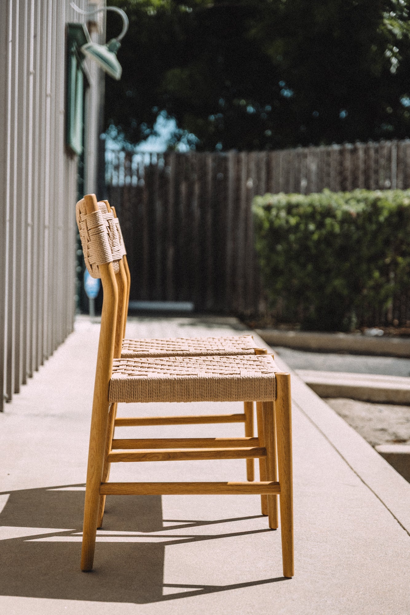 Article Wosla Corded Dining Chair - Oak/Danish Cord (Set of 2)
