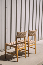 Article Wosla Corded Dining Chair - Oak/Danish Cord (Set of 2)