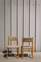 Article Wosla Corded Dining Chair - Oak/Danish Cord (Set of 2)