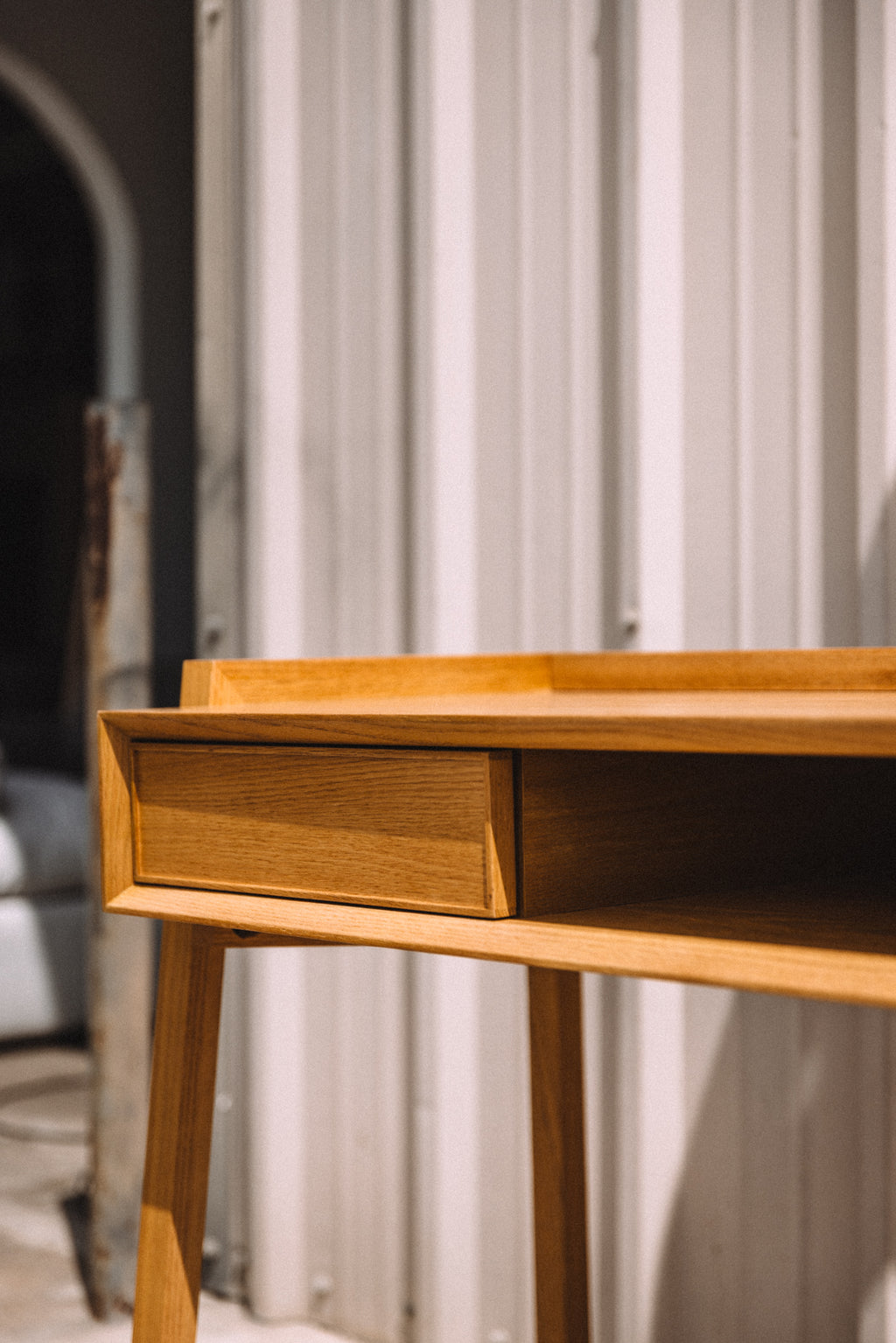 Article Fantol 43.25" Desk - Natural Oak