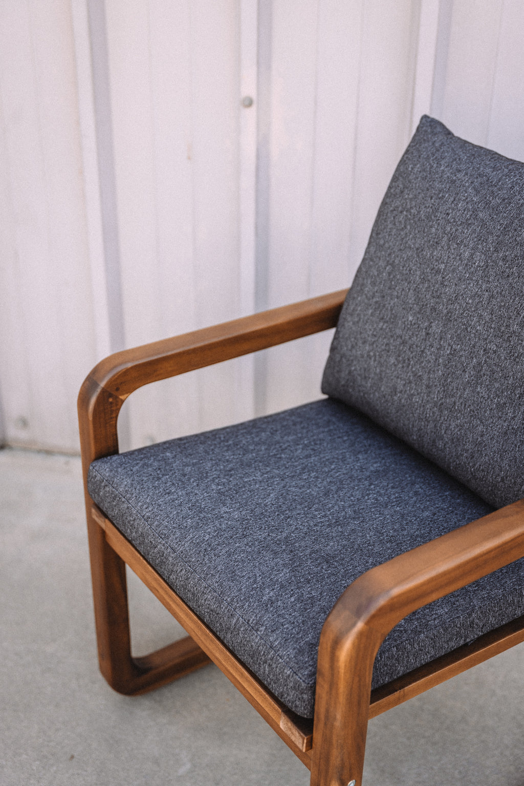 (Set of 6) Article Laholm Outdoor Dining Chair - Dravite Black