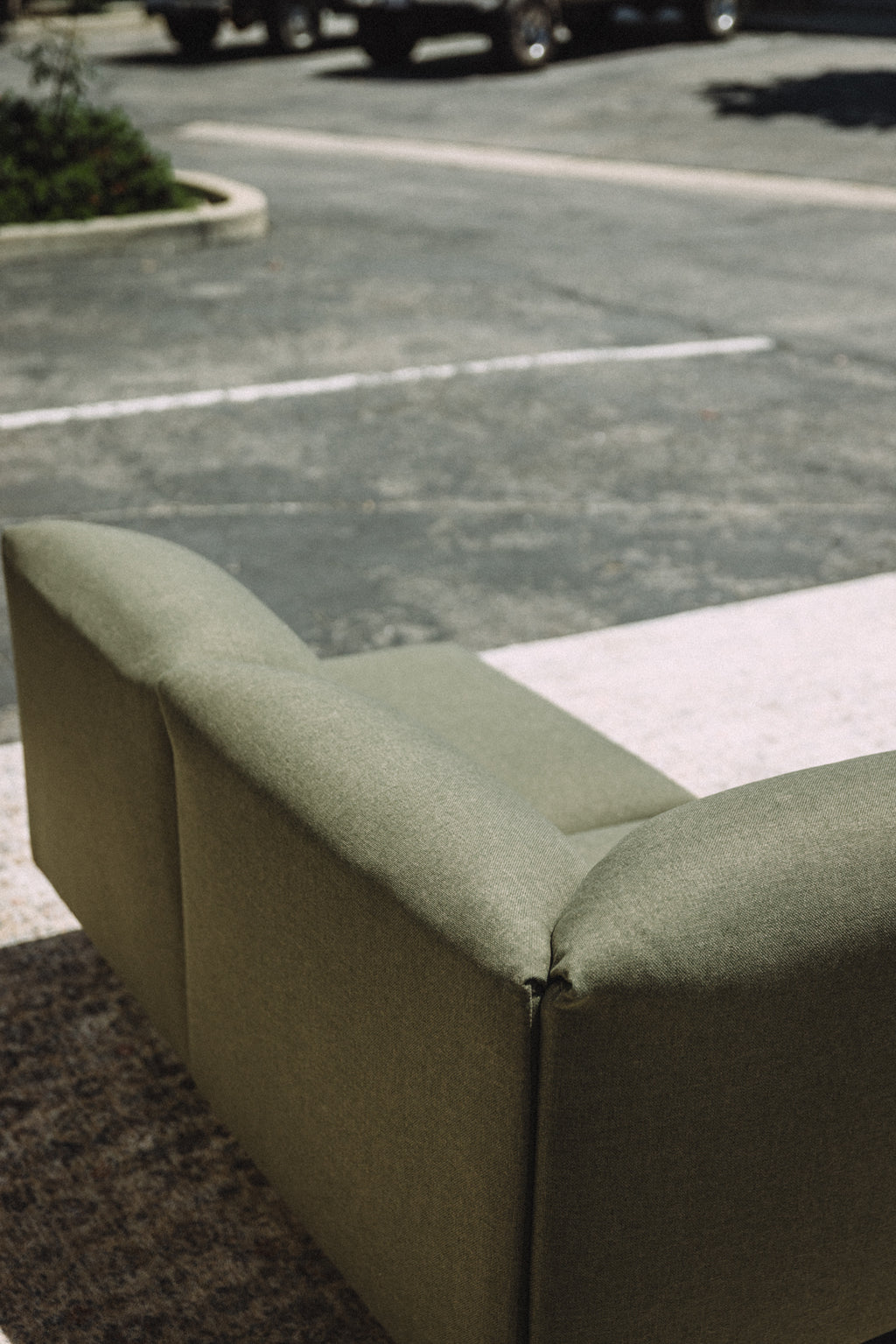 Burrow Range 5PC Sectional Lounger Moss Green