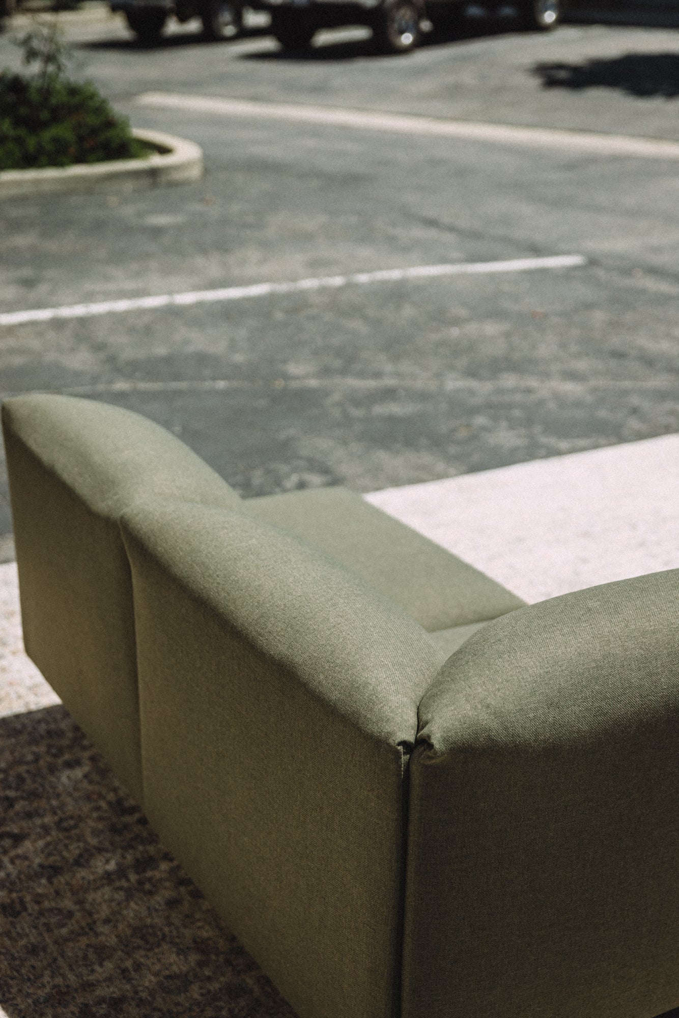 Burrow Range 5PC Sectional Lounger Moss Green