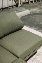 Burrow Range 5PC Sectional Lounger Moss Green