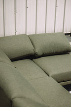 Burrow Range 5PC Sectional Lounger Moss Green