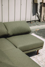 Burrow Range 5PC Sectional Lounger Moss Green