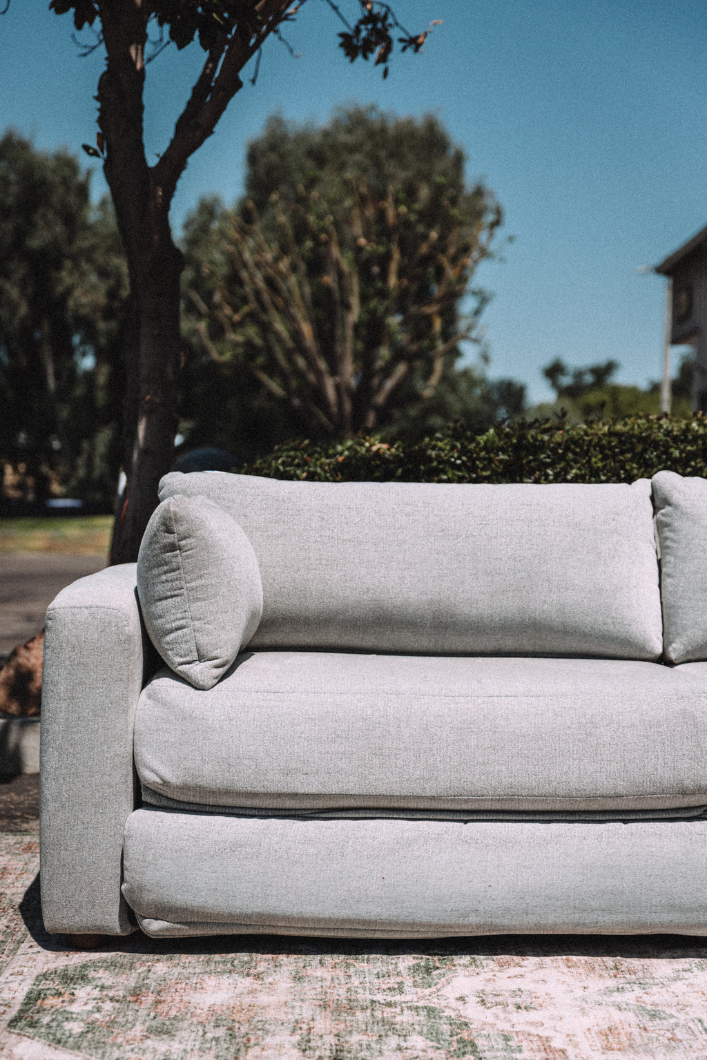 Burrow Span Sleeper Sofa Crushed Gravel