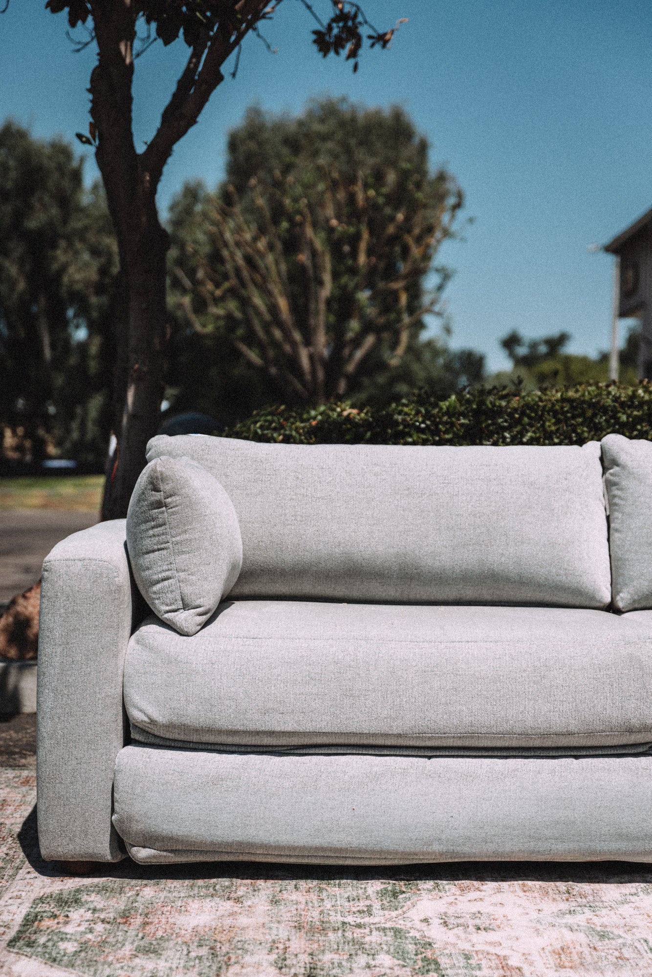 Burrow Span Sleeper Sofa Crushed Gravel
